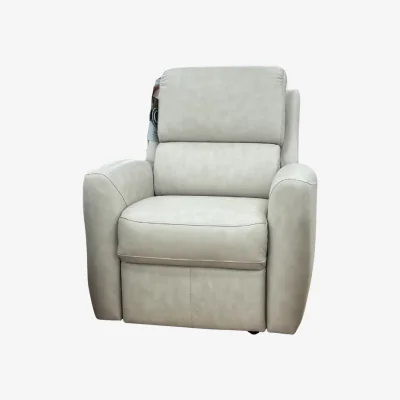 Downtown G Plan Hamilton Chair in Regent Chalk Leather
