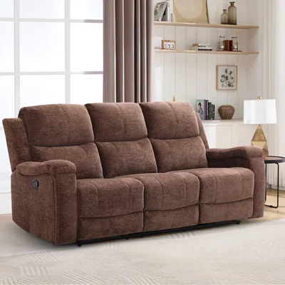 The Range Ledbury 3 Seater Recliner Sofa - Dark Brown