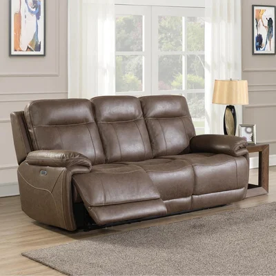 The Range Ilkley 3 Seater Power Recliner Sofa - Chocolate