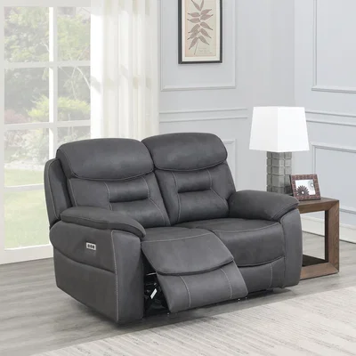 The Range Holmfirth 2 Seater Power Recliner Sofa - Grey