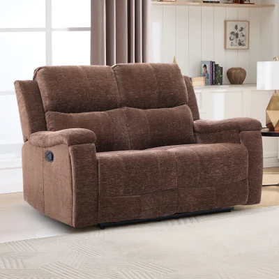 The Range Ledbury 2 Seater Recliner Sofa - Dark Brown