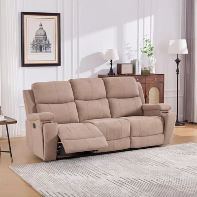 The Range Ledbury 3 Seater Recliner Sofa - Beige