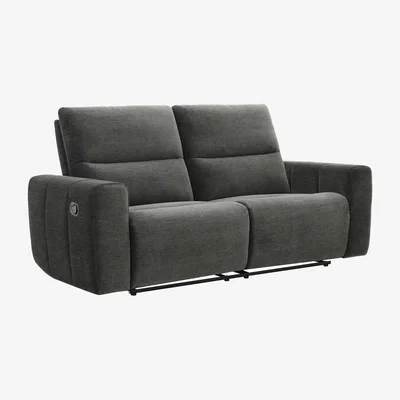 The Range Holborton Manual Recliner Sofa - Dark Olive / 3 Seater