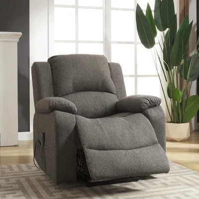 The Range Marldon Electric Riser Recliner with Massage and Heat - Dark Grey