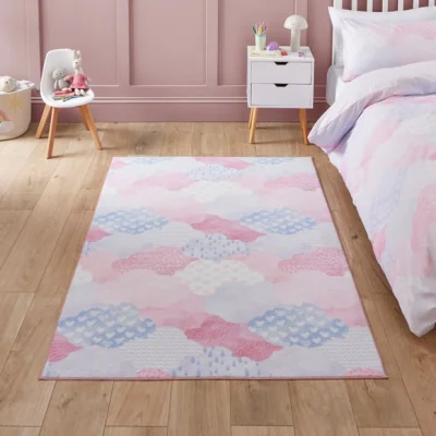 Dunelm Catherine Lansfield Kids Soft As A Cloud Rug