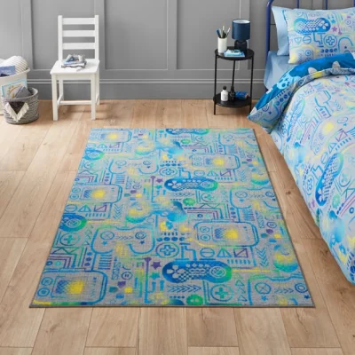 Dunelm Catherine Lansfield Kids Gamer Rug