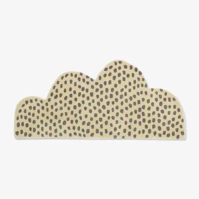 Habitat Habitat Kids Cloud Shaped Wool Rug - Cream - 67x100cm