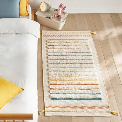 La Redoute Tomulo Hand Woven 100% Cotton Child's Rug