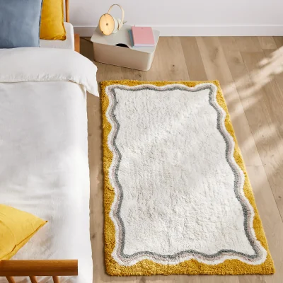 La Redoute Spili Tufted Organic Cotton Child's Bedside Rug