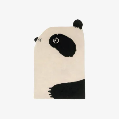 Made in Design Panda Children's rug textile black / 101 x 71 cm - EO