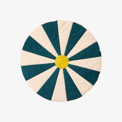 Nordic Nest Kid's Concept Circus play mat Blue-green Ø112x2 cm