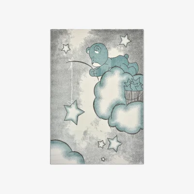 The Range Kids Baby Bear Rug - Blue / 230cm