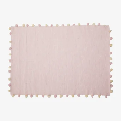 The Range Kids Rectangular Pink Rug - Pink