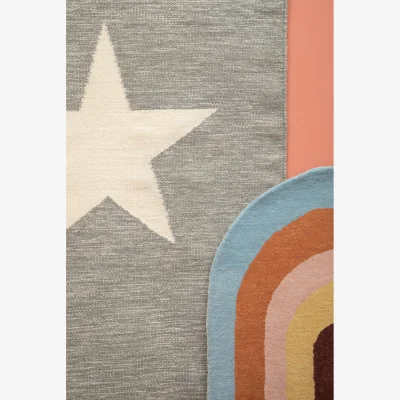 The Range Kids Rainbow Rug - Multicolour