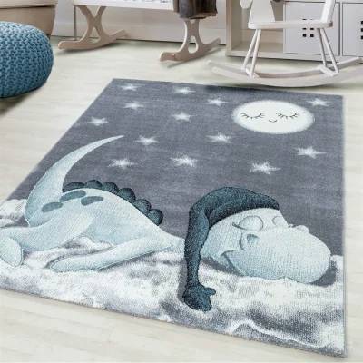 The Range Nursery Dinosaur Rug - Blue