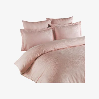 BHS.com Single Sateen Jacquard Bedding Set, Pink