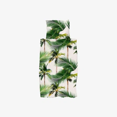Cuckooland Snurk Single Palm Beach Duvet Bedding Set