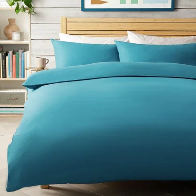 Habitat Habitat Cotton Rich 180 TC Petrol Bedding Set - Single