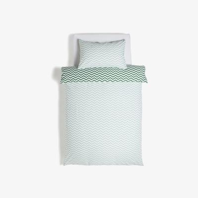 Habitat Habitat Kids Green Zig Zag Bedding Set - Single