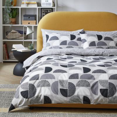 Habitat Habitat New Geo Blocks Monochrome Bedding Set - Single