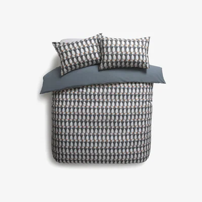 Habitat Habitat Christmas Penguins Repeat Bedding Set - Single