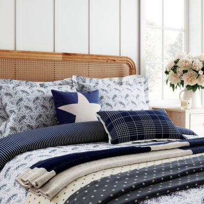 Habitat Helena Springfield Cotton Paisley Blue Bedding Set - Single