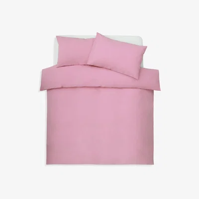 Habitat Habitat Polycotton Pink Bedding Set - Single