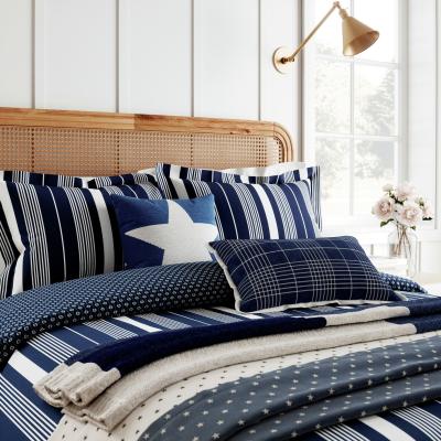 Habitat Helena Springfield Cotton Hampton Stripe Bedding Set- Single