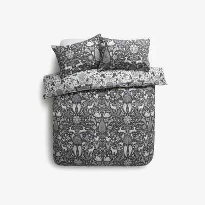 Habitat Habitat Scandi Repeat Reversible Bedding Set - Single