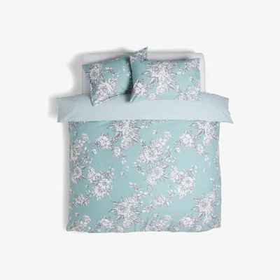 Habitat Habitat Classic Duck Egg Floral Bedding Set - Single