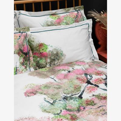 Marks & Spencer Timorous Beasties Pure Cotton Sateen Pinyin Tree Bedding Set - SGL - Pink Mix, Pink Mix