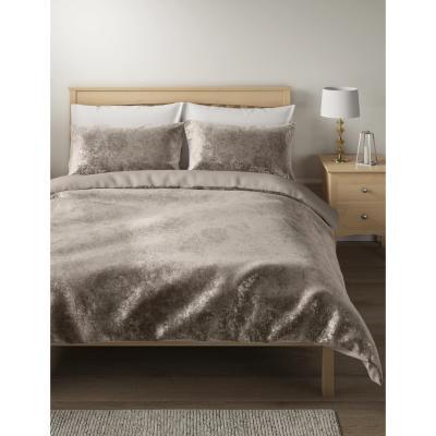 Marks & Spencer M&S Velvet Bedding Set - SGL - Charcoal, Charcoal