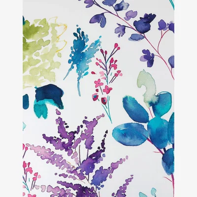 Marks & Spencer Bluebellgray Pure Cotton Botanical Bedding Set - SGL - Multi, Multi