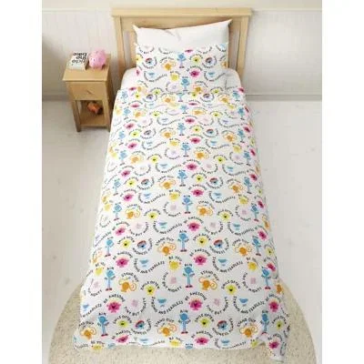 Marks & Spencer M&S Pure Cotton Mr Men™ Bedding Set - SGL - Red Mix, Red Mix