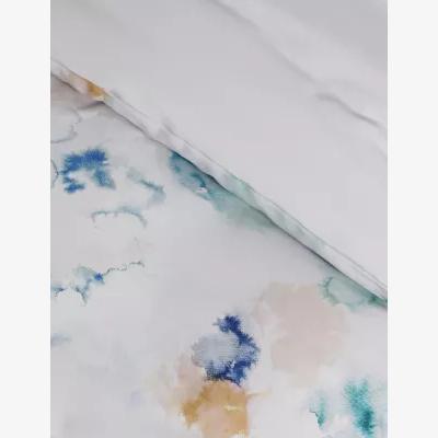 Marks & Spencer M&S Pure Cotton Abstract Ink Bedding Set - DBL - Green Mix, Green Mix