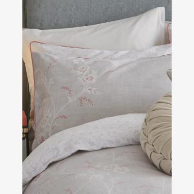 Marks & Spencer Laura Ashley Pure Brushed Cotton Eva Bedding Set - SGL - Light Grey, Light Grey