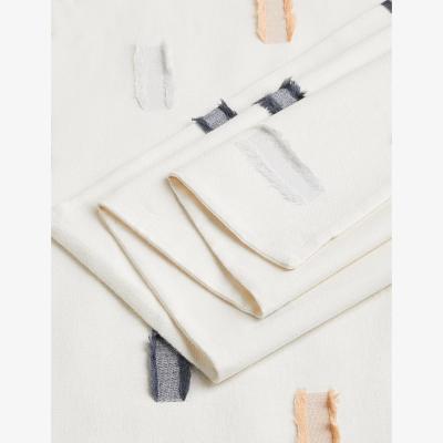 Marks & Spencer M&S Pure Brushed Cotton Tufted Dobby Bedding Set - SGL - Natural Mix, Natural Mix