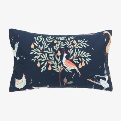 Marks & Spencer Sara Miller Pure Cotton Percale 12 Days Of Christmas Bedding Set - SGL - Midnight, Midnight
