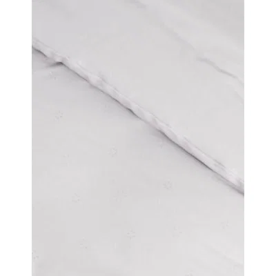 Marks & Spencer M&S Pure Cotton Floral Broderie Bedding Set - SGL - White, White