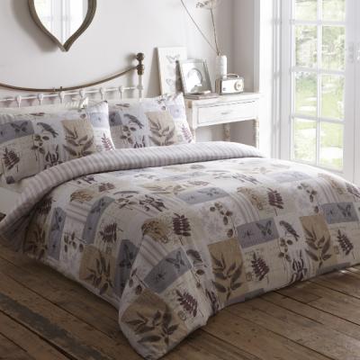The Range Country Diary Printed Duvet Cover and Pillowcase Set - Lavender / Single