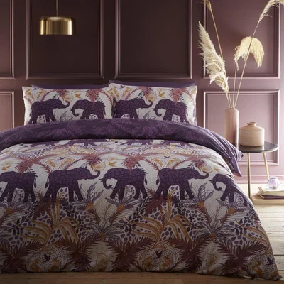 The Range Savannah Duvet Set - Purple / Single