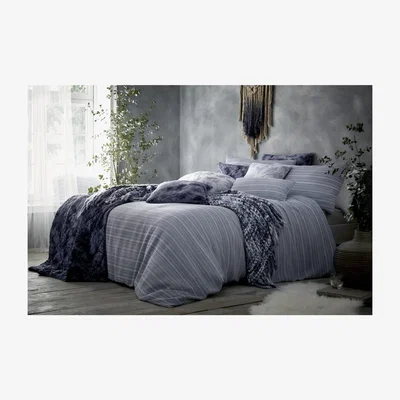 The Range Maya Duvet Cover and Pillowcase Set - Blue / Single