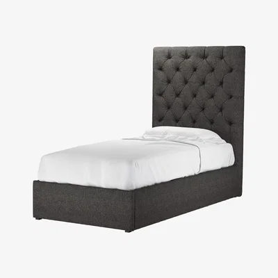 Sofa.com Rosalie 150cm Single Ottoman Bed in Anthracite Quartz - sofa.com