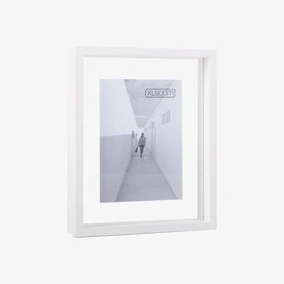 Amara XLBoom - Floating Photo Frame Box - White - 8x10"