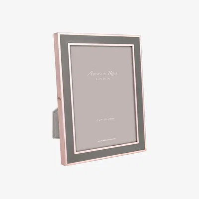 Amara Addison Ross - Rose Gold & Taupe Photo Frame - 5x7"