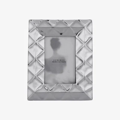 Amara Lunares - Geo Photo Frame - Silver - 4x6"