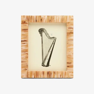 Amara Pigeon and Poodle - Omro Grass/Resin Photo Frame - 8x10"