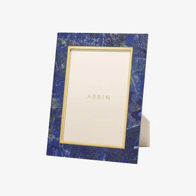 Amara AERIN - Cassiel Mosaic Photo Frame - Lapis