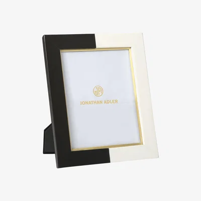Amara Jonathan Adler - Canaan Marble Photo Frame - Black/White - 8x10"