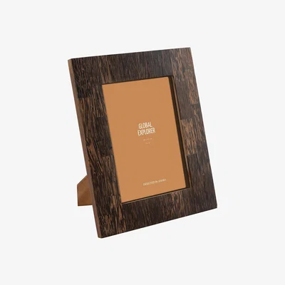 Amara Global Explorer - Wood Tiger Effect Photo Frame - 5x7"